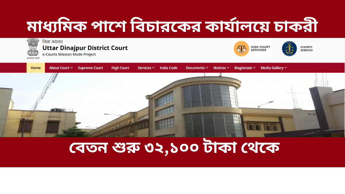 WB District Court Employment Recruitment 2025