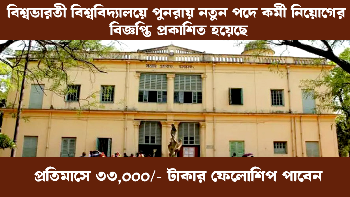Visva Bharati SRF Recruitment 2025