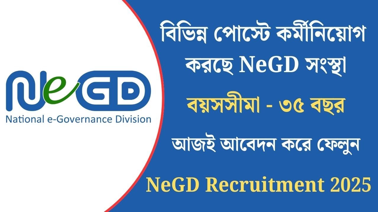 NeGD Recruitment 2025