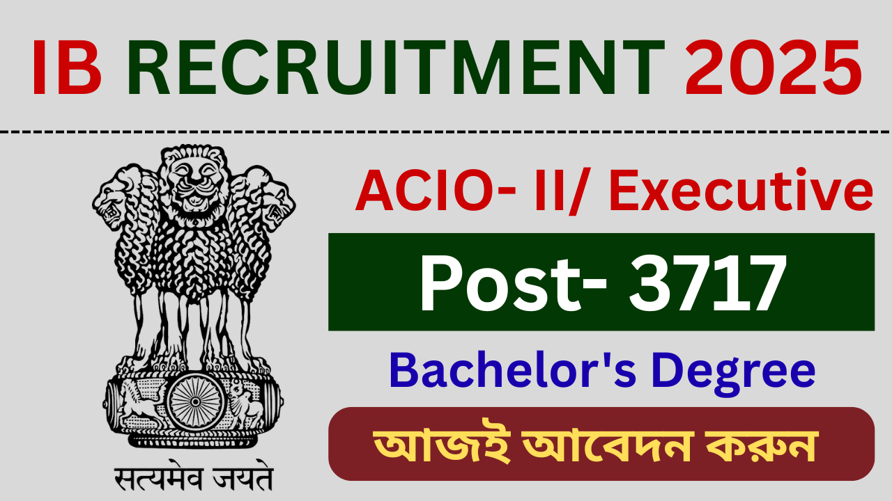 IB ACIO (II) Recruitment 2025