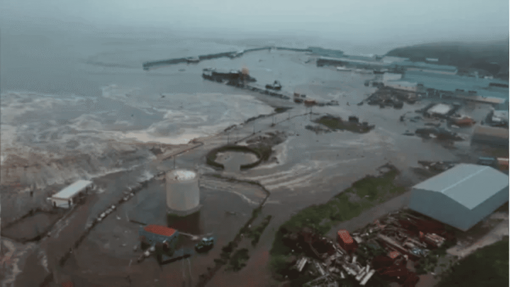 Russia Japan Earthquake Tsunami
