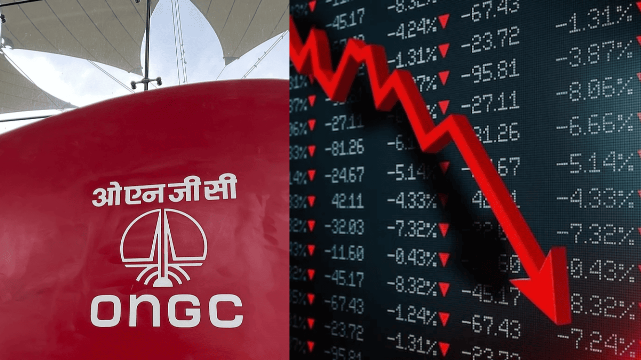 ONGC Share Price Falls