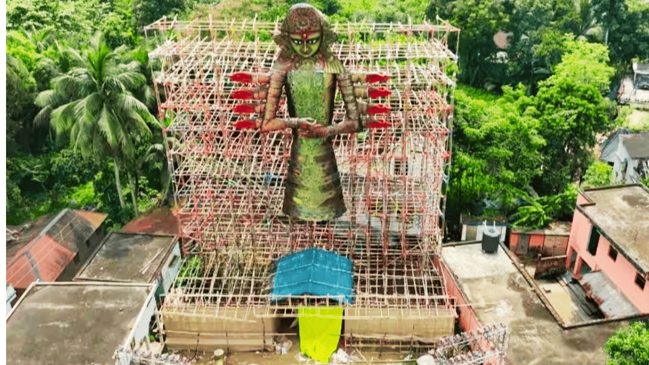 72 Feet Durga Idol in Ghatal