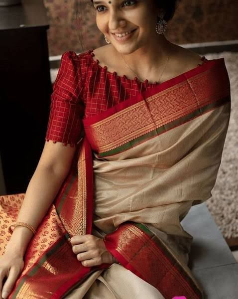 Trendy Designer Blouse Style Durga Puja