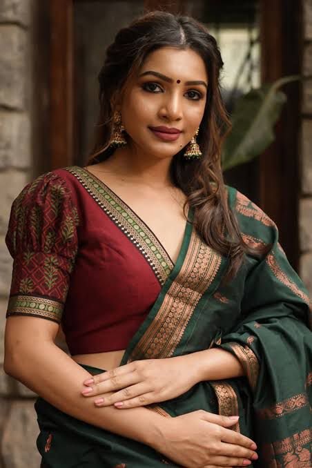 Trendy Designer Blouse Style Durga Puja