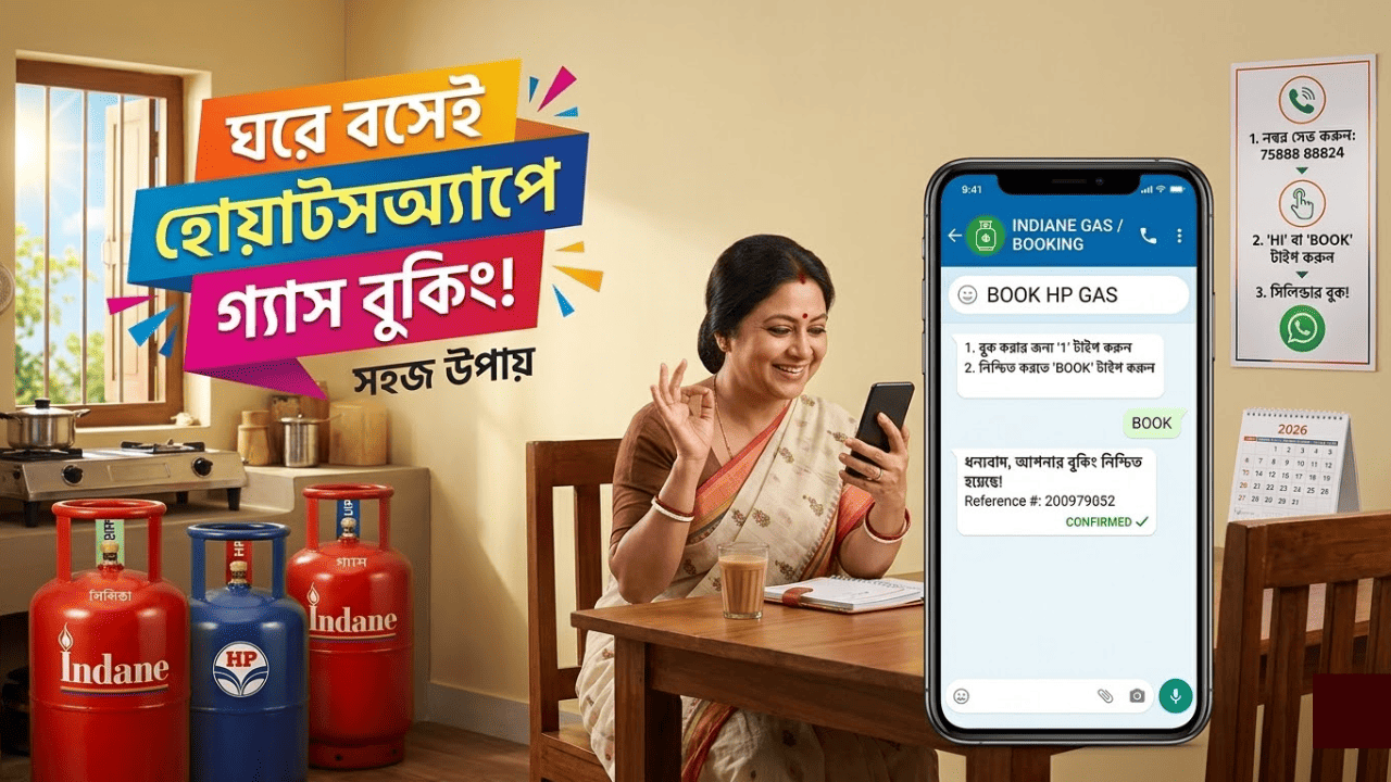 Gas Booking on WhatsApp