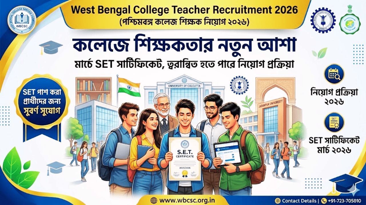 West Bengal College Teacher Recruitment 2026