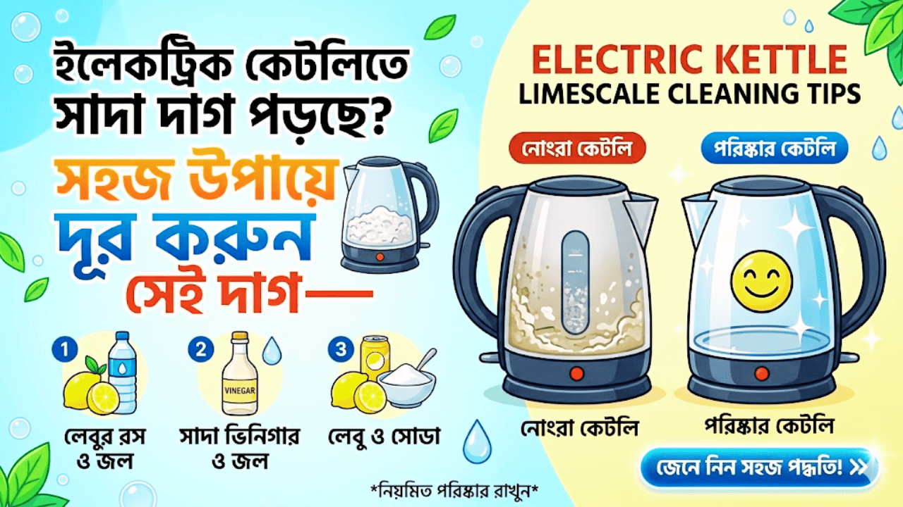 Electric Kettle Limescale Cleaning Tips