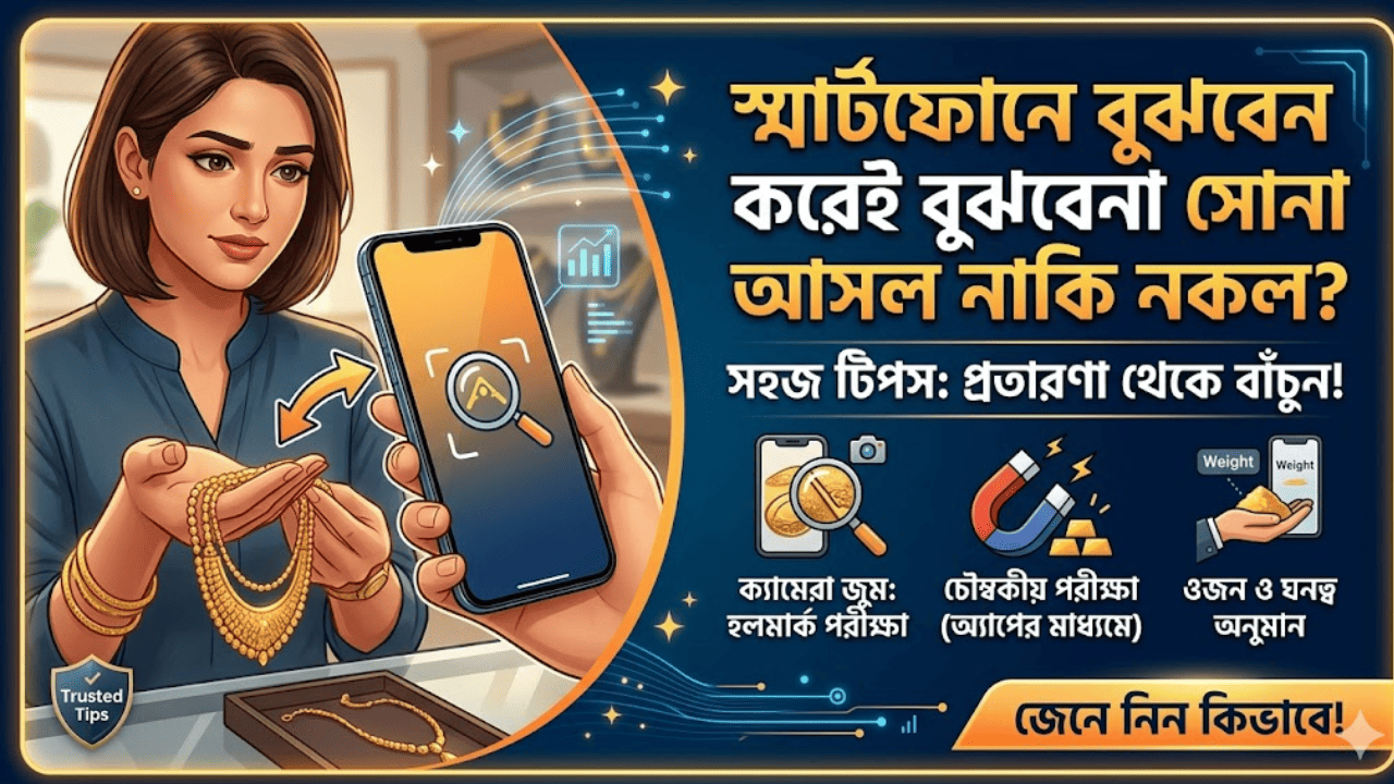 How to Check Gold is Real or Fake Using Smartphone