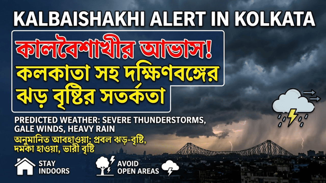 Kalbaishakhi Alert in Kolkata