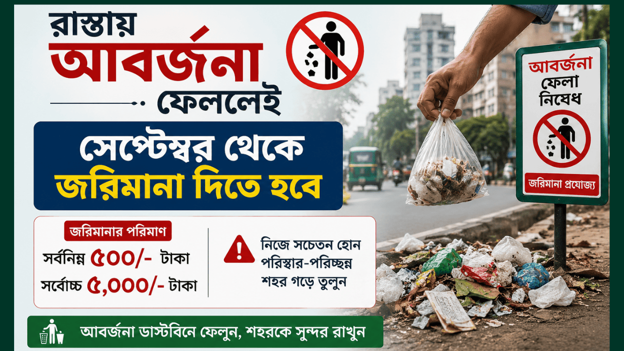 Fine Applicable Garbage on the street